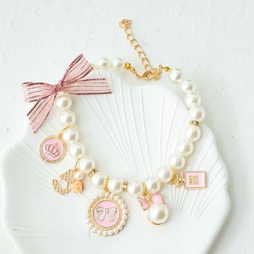 Cute Pet Necklace Collar for Cats & Small Dogs