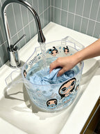 Portable Foldable Travel Wash Basin for Laundry, Face Washing & Foot Soaking