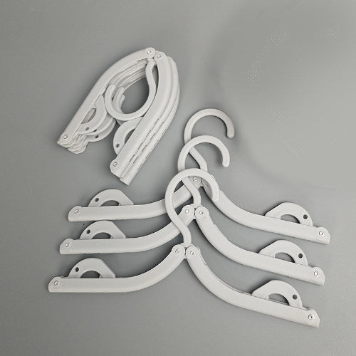 Portable Folding Clothes Hanger with Storage Bag
