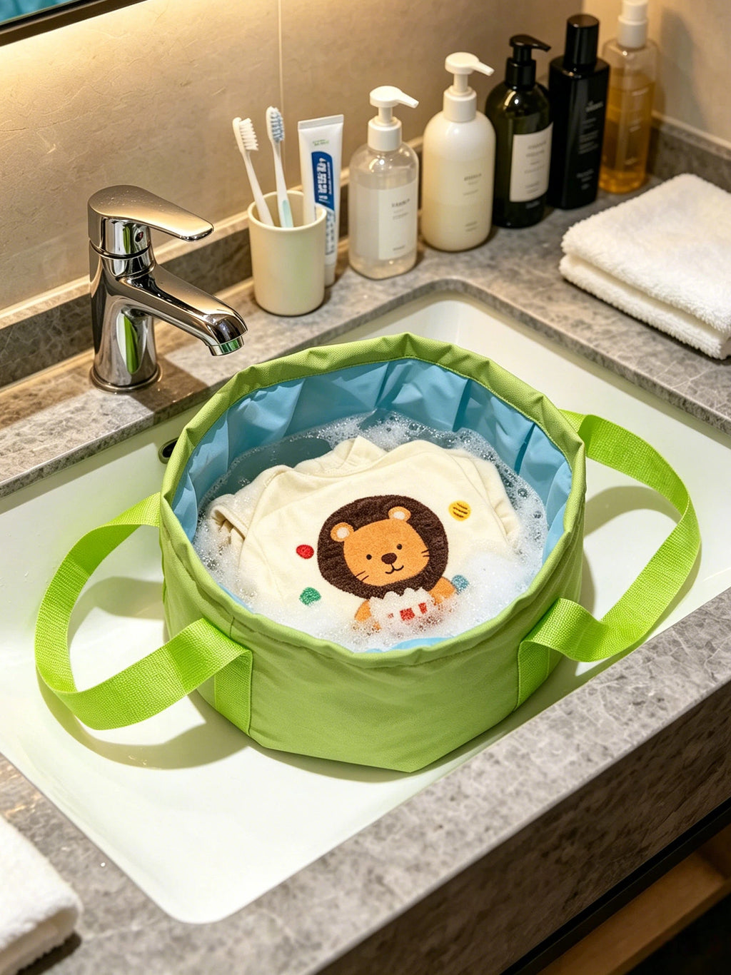 Portable Foldable Travel Wash Basin