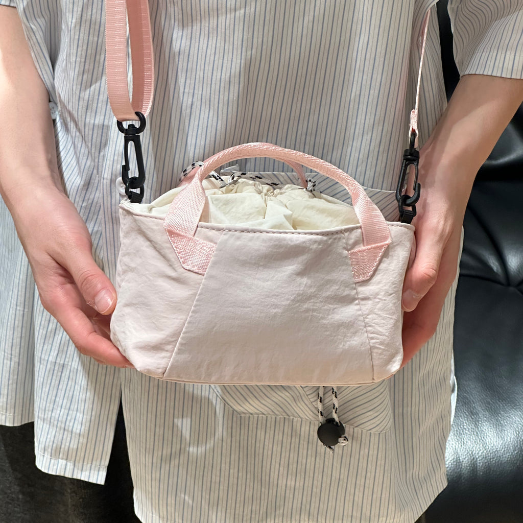 Lightweight Canvas Crossbody Tote Bag