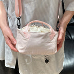 Lightweight Canvas Crossbody Tote Bag