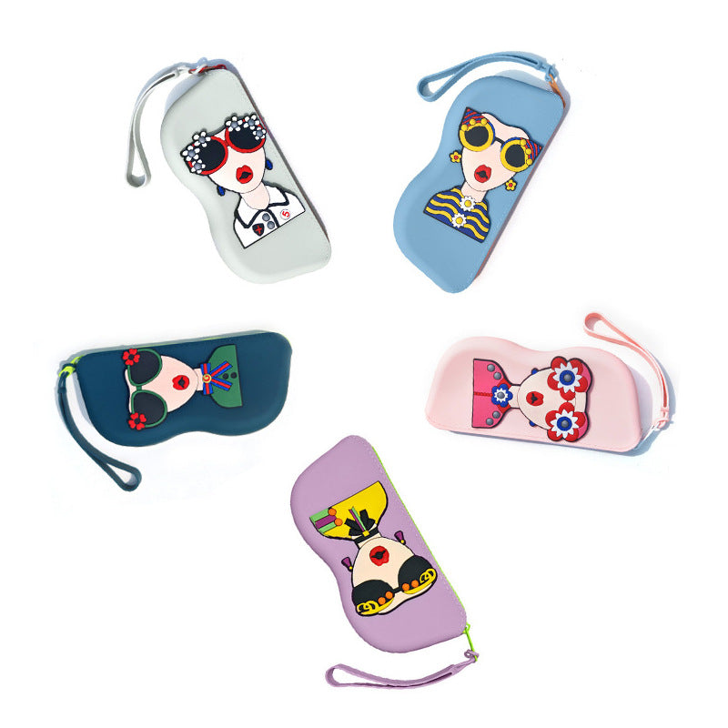 Portable Silicone Sunglasses & Coin Pouch