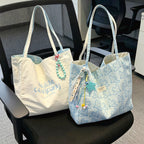 Reversible Canvas Tote Bag for Work, School & Everyday Use