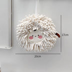 Cute Hanging Coral Fleece Hand Towel