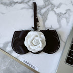 Elegant Camellia Protective Eyewear Case