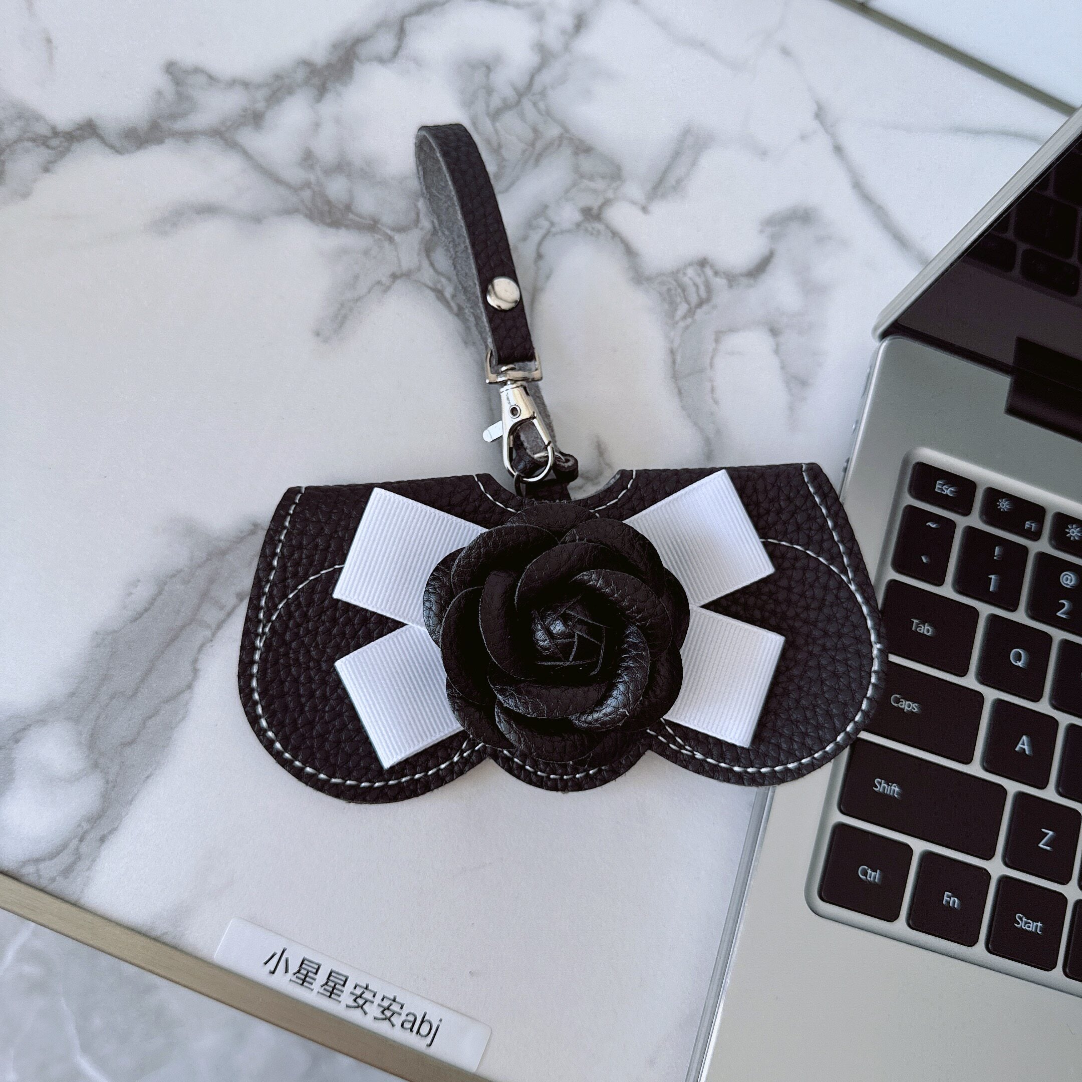 Elegant Camellia Protective Eyewear Case