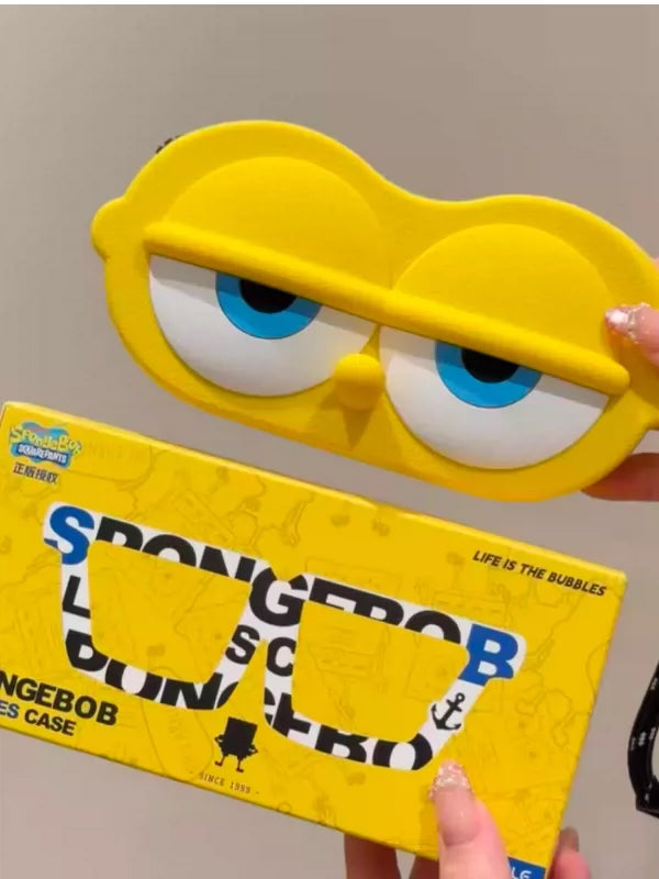 Cute Cartoon Eyewear Pouch with Charm