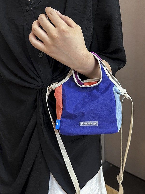 Dopamine Mini Canvas Crossbody Tote Bag
