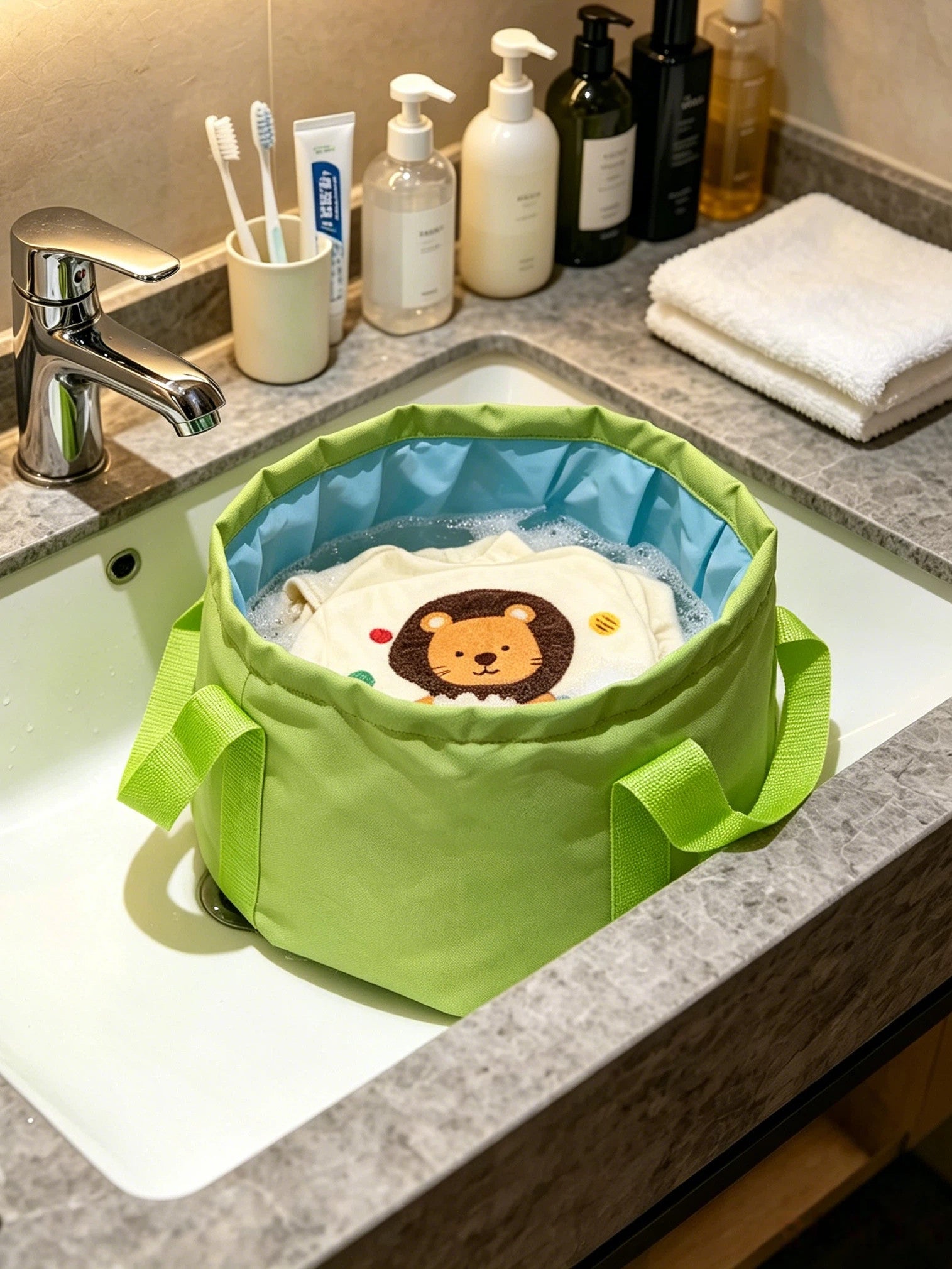 Portable Foldable Travel Wash Basin