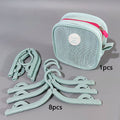 Portable Folding Clothes Hanger with Storage Bag