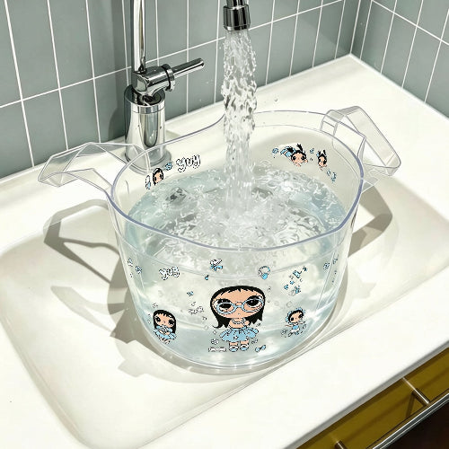 Portable Foldable Travel Wash Basin for Laundry, Face Washing & Foot Soaking