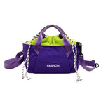 Lightweight Canvas Crossbody Tote Bag