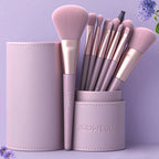 12-Piece Makeup Brush Set with Eyeshadow, Blush, Powder & Contour Brushes