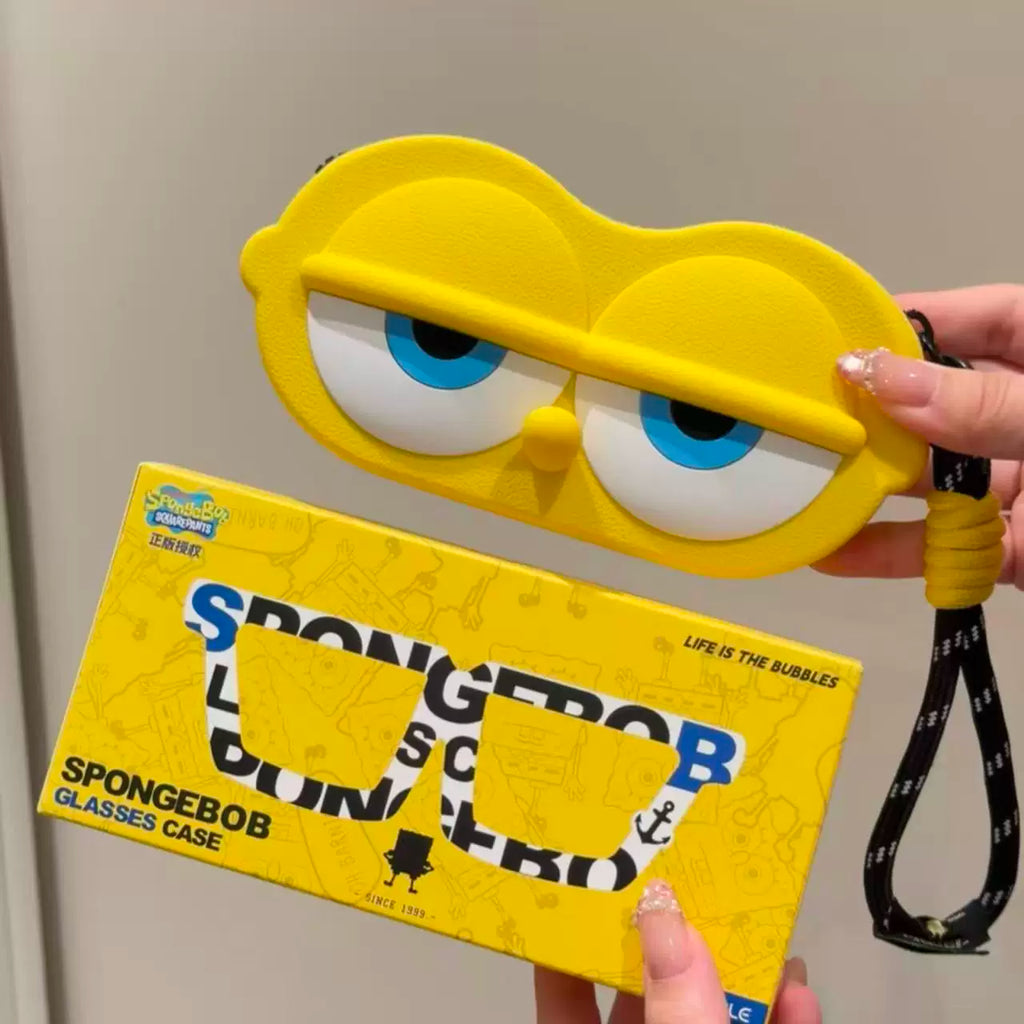 Cute Cartoon Eyewear Pouch with Charm