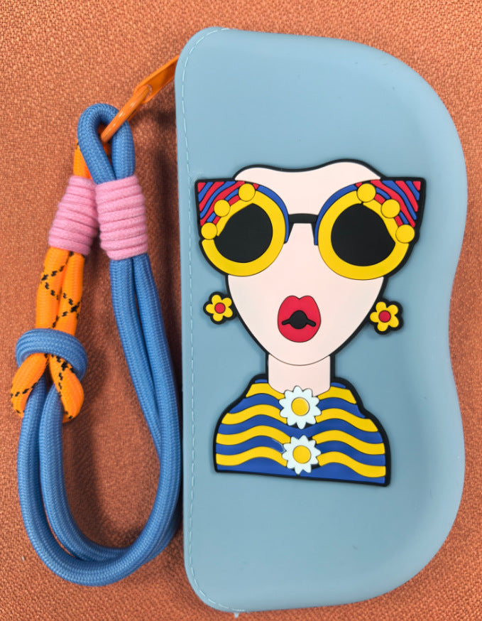 Portable Silicone Sunglasses & Coin Pouch
