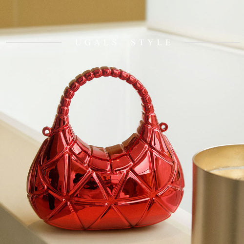 Mini Quilted Shoulder Bag with Key & Coin Pocket