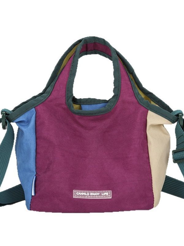 Dopamine Mini Canvas Crossbody Tote Bag