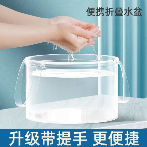 Portable Foldable Travel Wash Basin for Laundry, Face Washing & Foot Soaking