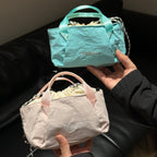 Lightweight Canvas Crossbody Tote Bag