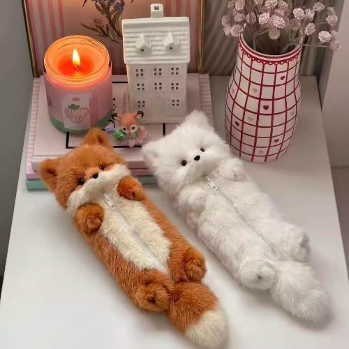 Plush Fox Pencil Case