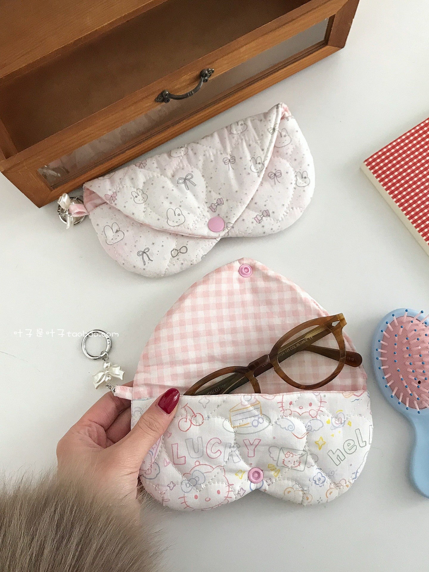 Cute Cat Protective Eyewear Pouch