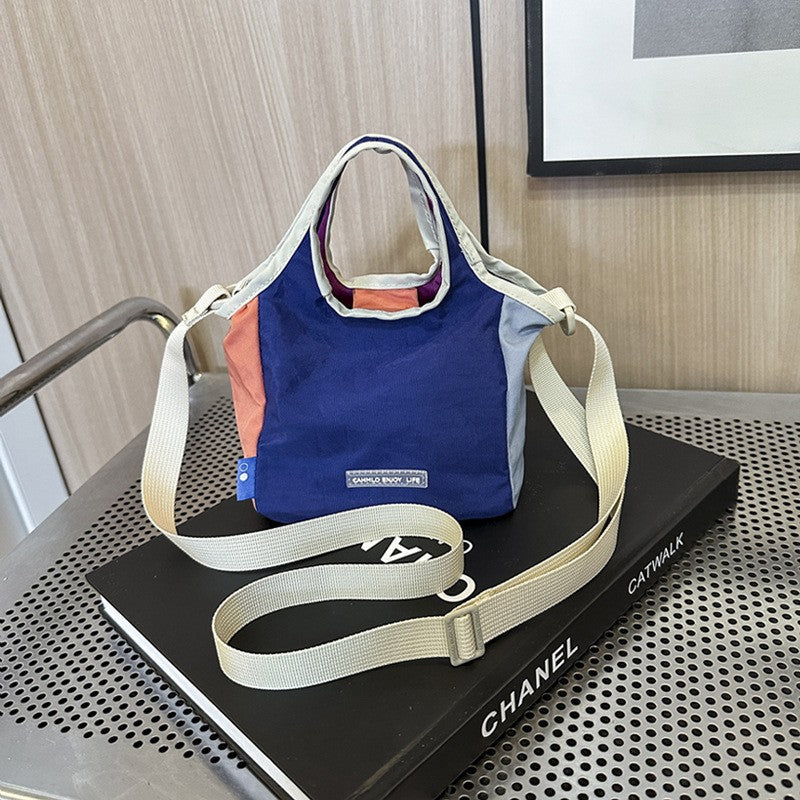 Dopamine Mini Canvas Crossbody Tote Bag