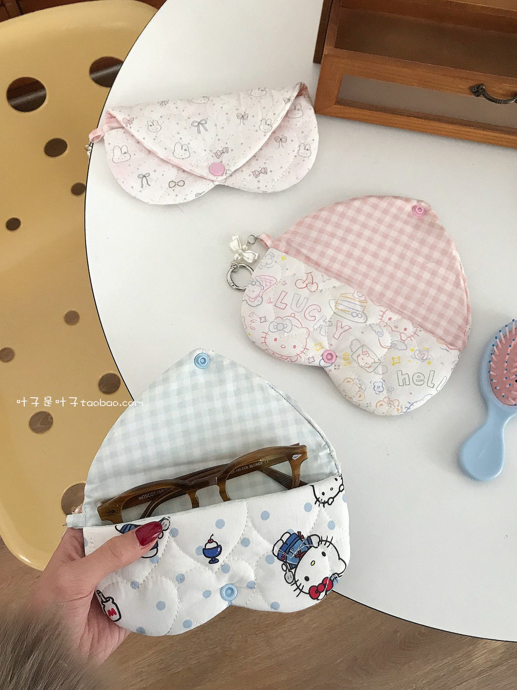 Cute Cat Protective Eyewear Pouch