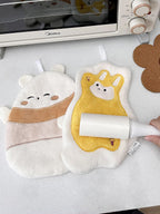 Cute Hanging Coral Fleece Hand Towel