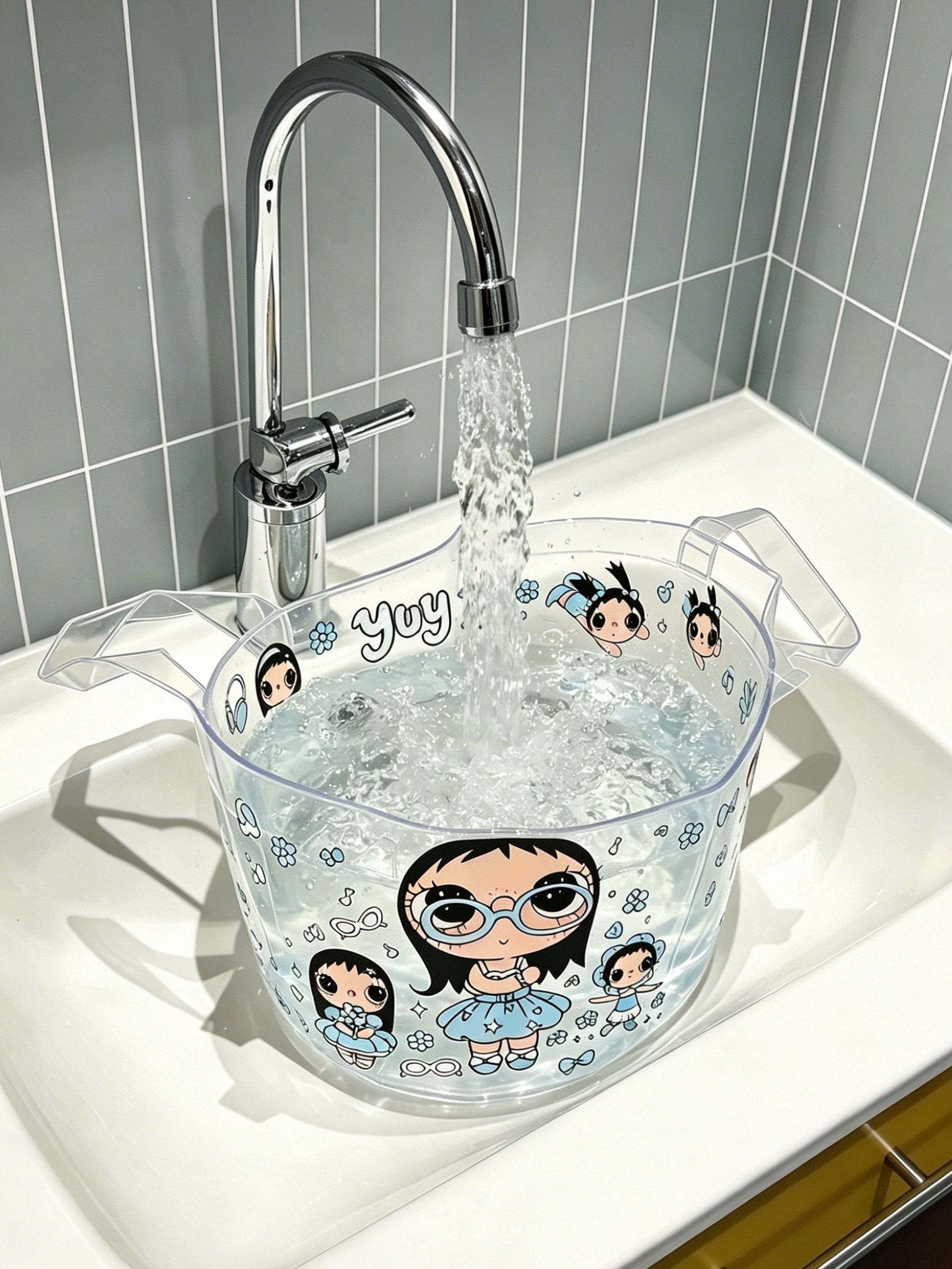 Portable Foldable Travel Wash Basin for Laundry, Face Washing & Foot Soaking