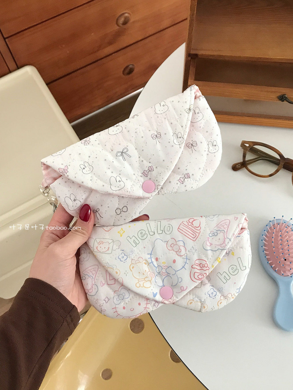 Cute Cat Protective Eyewear Pouch