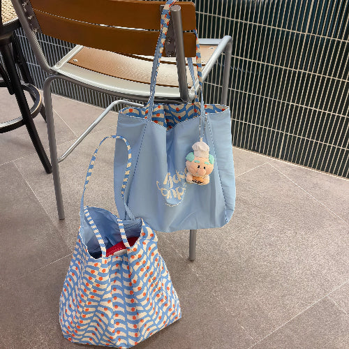 Reversible Canvas Tote Bag for Work, School & Everyday Use