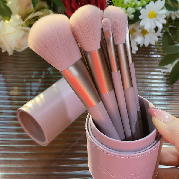 12-Piece Makeup Brush Set with Eyeshadow, Blush, Powder & Contour Brushes
