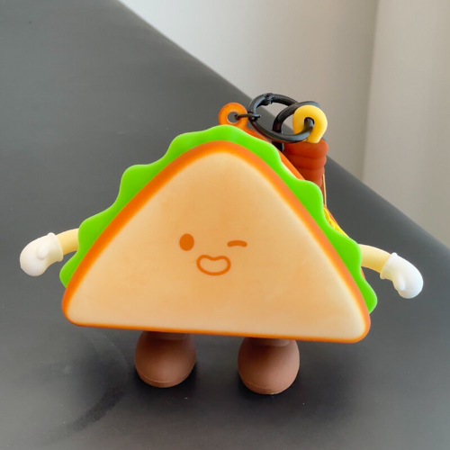 Cute Croissant Mini Coin & Earbud Pouch Charm