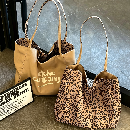 Reversible Canvas Tote Bag for Work, School & Everyday Use