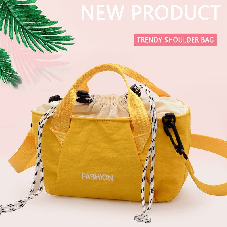 Lightweight Canvas Crossbody Tote Bag