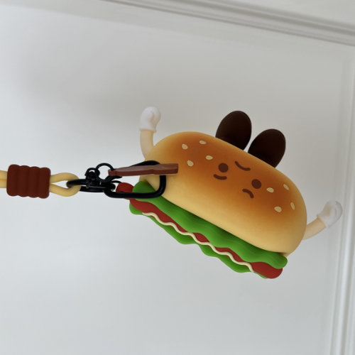 Cute Croissant Mini Coin & Earbud Pouch Charm