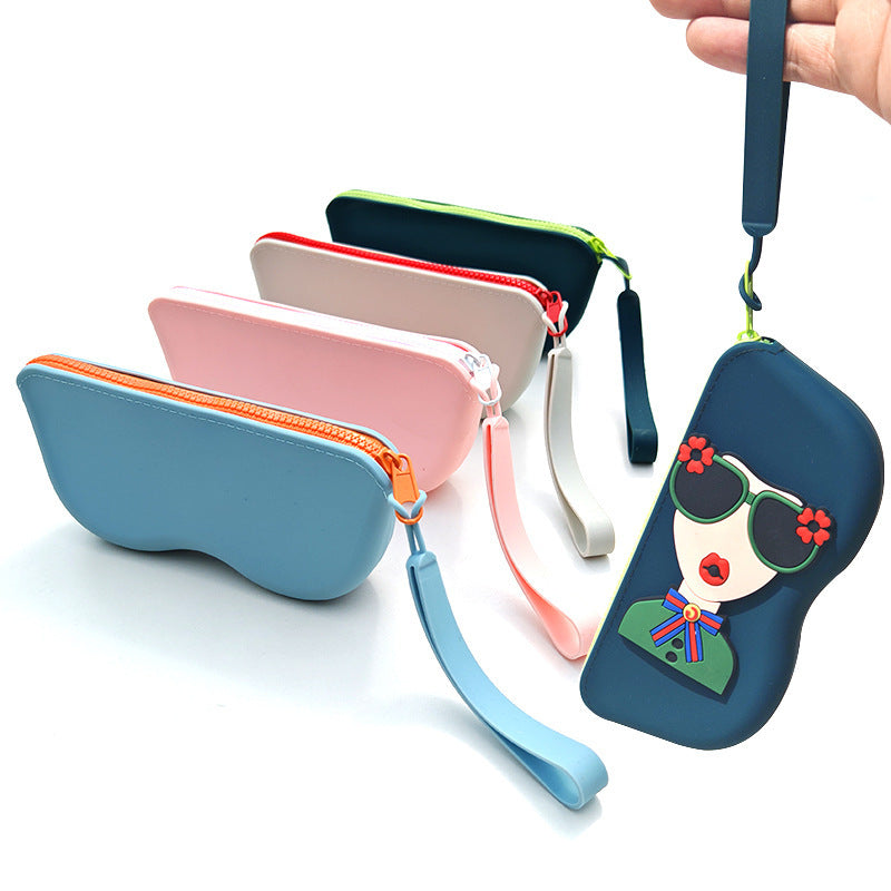 Portable Silicone Sunglasses & Coin Pouch