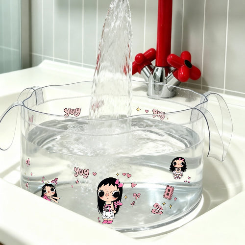 Portable Foldable Travel Wash Basin for Laundry, Face Washing & Foot Soaking