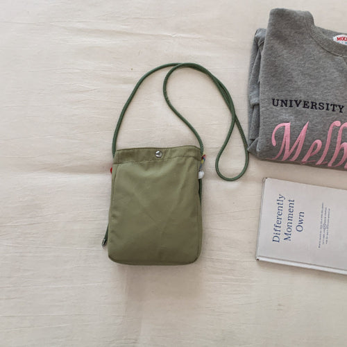 Lightweight Nylon Crossbody Phone & Bottle Bag