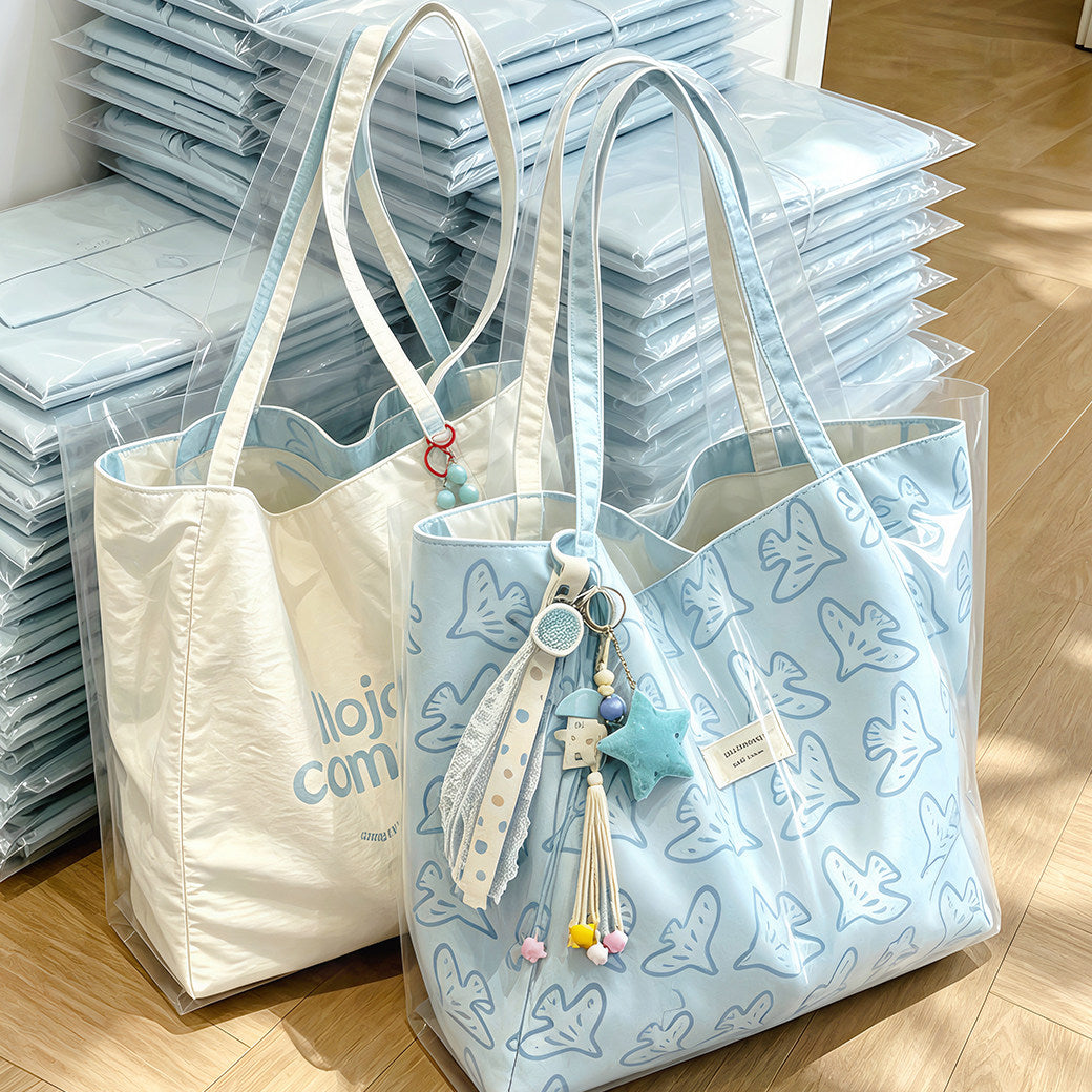 Reversible Canvas Tote Bag for Work, School & Everyday Use