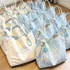 Reversible Canvas Tote Bag for Work, School & Everyday Use