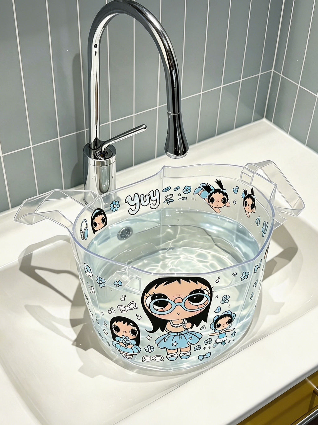Portable Foldable Travel Wash Basin for Laundry, Face Washing & Foot Soaking