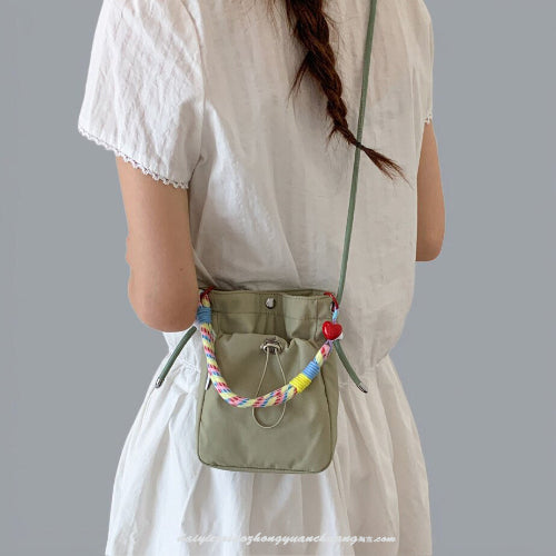 Lightweight Nylon Crossbody Phone & Bottle Bag