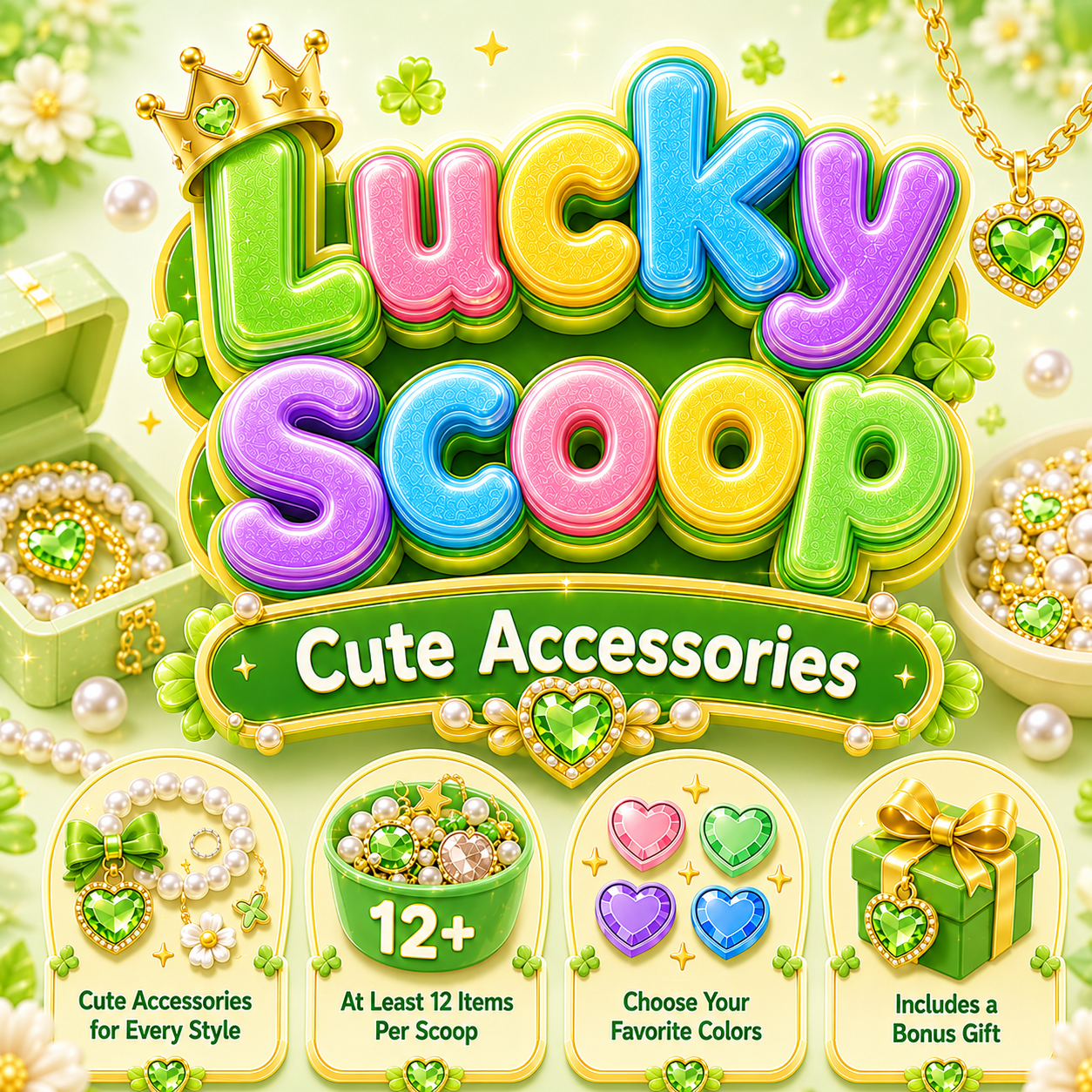 Lucky Scoop – (Cute Accessories Mystery Box)